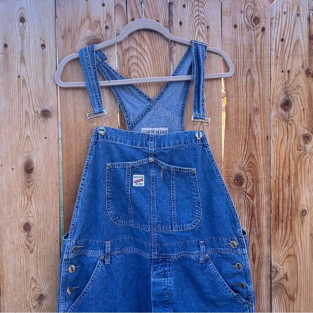 Vintage GUESS denim overalls